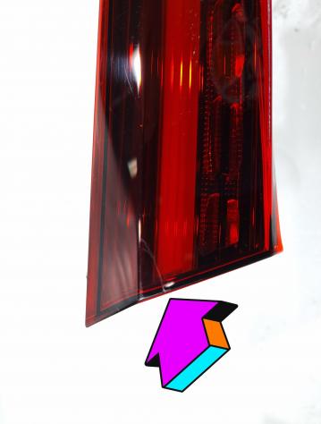 STOP POSTERIORE SINISTRO INTEGRATO NEL PORTELLO VOLVO S60 Serie 31468205 (19) - Foto 6