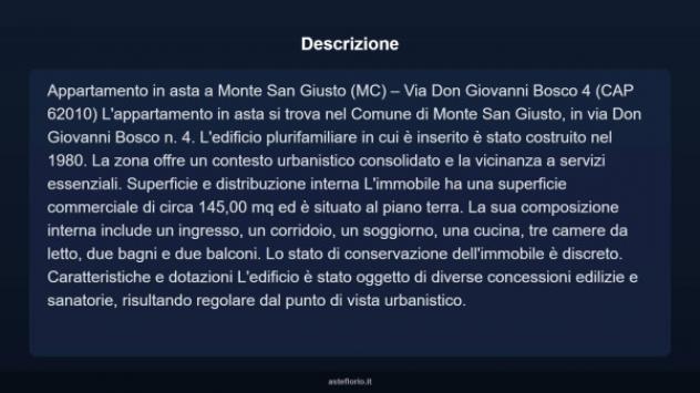 Immobile in asta di 145 m² con più di 5 locali in vendita a Monte San Giusto - Foto 17