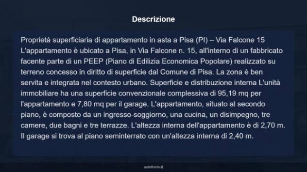 Immobile in asta di 95 m², box auto in vendita a Pisa - Foto 7