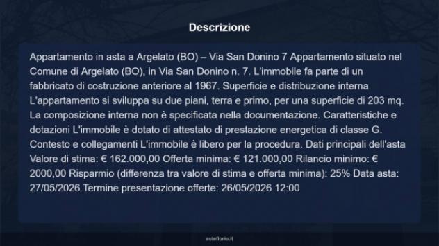Immobile in asta di 203 m² con più di 5 locali in vendita a Argelato - Foto 15