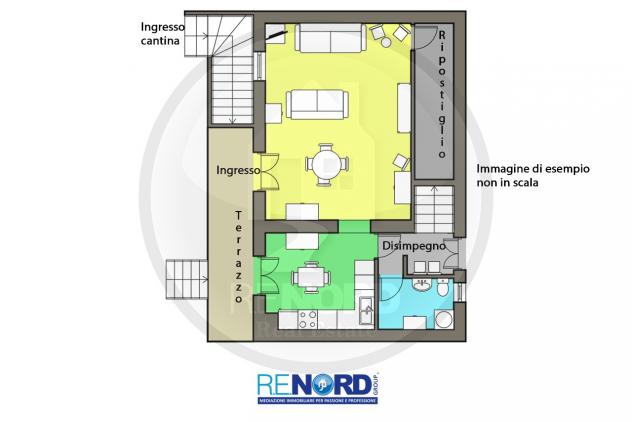 RIF. VIL7072 - INVERNO E MONTELEONE - Porzione di castello: abitazione di 5 locali e doppi servizi, cantina/taverna e giardino privato. - Foto 3