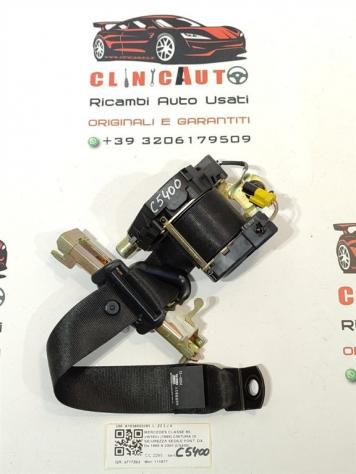 CINTURA DI SICUREZZA POSTERIORE DX MERCEDES ML W163 1° Serie A1638602085 111977 (9702)