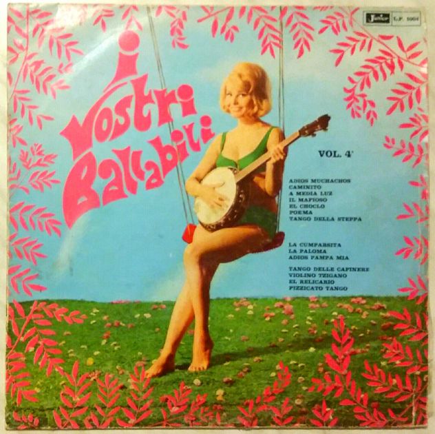 Vinile 33 giri I Vostri Ballabili Vol.4 Etichetta Junior L.P.1004