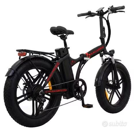 EagsBike Nevra Pr 2.0 Fat E-Bike Pieghevole 750W - Foto 4