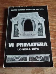 VI primavera, Londra 1975, Centro Europeo d'Iniziative Culturali Il Tabernacolo