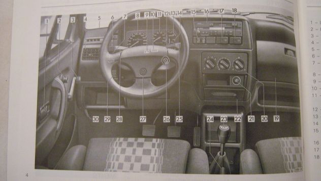 Libretto originale per uso e manutenzione di Volkswagen Polo anno 1991 - Foto 3