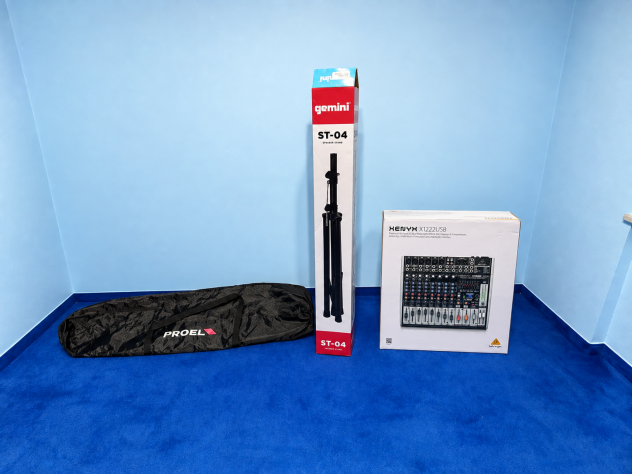 Vendo impianto audio- impianto karaoke