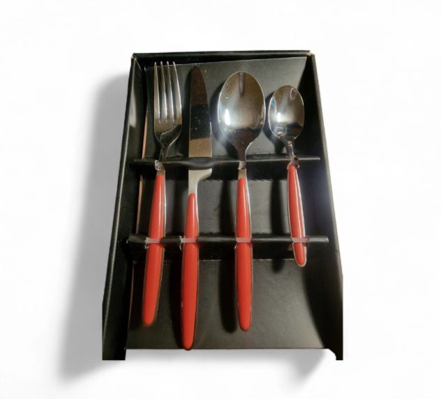 Servizio Bitossi 24 posate rosse - Foto 2