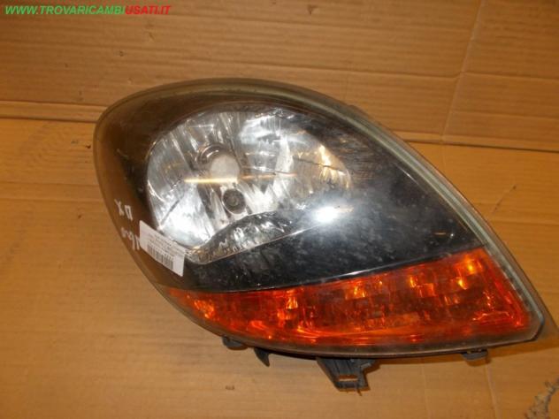 PROIETTORE D. PARAB. NERA FRECCIA ARANCIO RENAULT KANGOO (K76)  Parti elettriche  Fanaleria  Proiettori  Proiettore ant. RENAULT - KANGOO - 01-04-2003