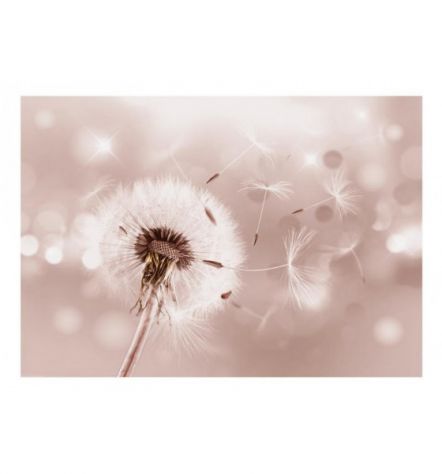 Fotomurale Adesivo Soffione Su Sfondo Rosa ARREDALACASA. - Foto 2