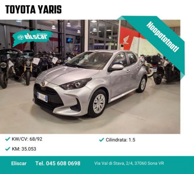 TOYOTA Yaris 1.5 Hybrid 5 porte Active rif. 23031938