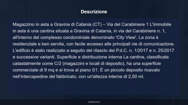Immobile in asta di 9 m² in vendita a Gravina di Catania - Foto 4