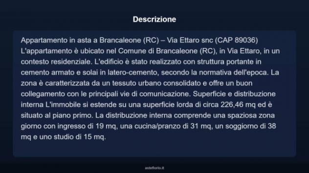 Immobile in asta di 226 m² in vendita a Brancaleone - Foto 6