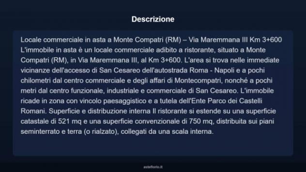 Immobile in asta di 750 m² in vendita a Monte Compatri - Foto 4