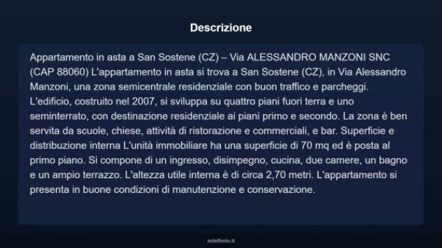 Immobile in asta di 70 m² in vendita a San Sostene - Foto 4