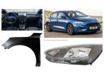 Ford Focus frontale paraurti radiatori fanale cofano assetto 2018>