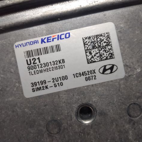 centralina hyundai kefico u21 9001230132KB 39199--2U100 SIM2K--510 - Foto 7