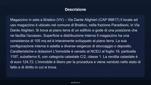 Immobile in asta di 105 m² in vendita a Briatico - Foto 4