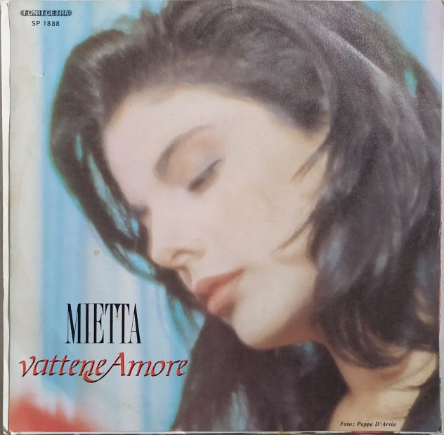 Amedeo Minghi & Mietta-Vattene Amore 45 rpm-1990 - Foto 3