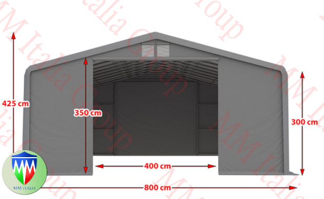 Coperture tendoni strutture per uso Professionale 8,0 x 12,0 x 4,0 € 2.750,00 - Foto 10