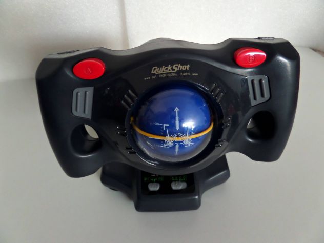 Volante Aereospaziale Quickshot QS-155 anni 80 Commodore, Atari, Amiga - Foto 4