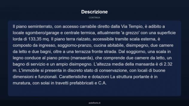 Immobile in asta di 207 m² con più di 5 locali in vendita a Calangianus - Foto 15