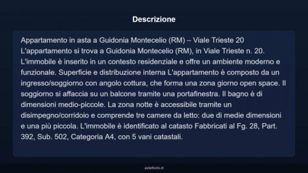Immobile in asta di 100 m² in vendita a Guidonia Montecelio - Foto 5