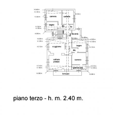 8/2025 3 BG - Appartamento al piano terzo con terreni e autorimesse - Foto 10
