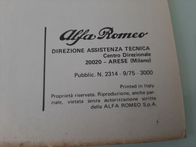 ALFA ROMEO ALFASUD CARATTERISTICHE E PRESCRIZIONI ORIGINALI!!!! - Foto 4