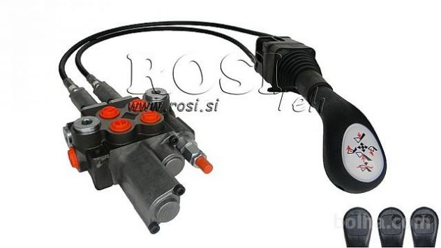 -JOYSTICK SENPER TASTO CON UNA TRECCIA IN VALVOLA IDRAULICA P40 lit. - Foto 2