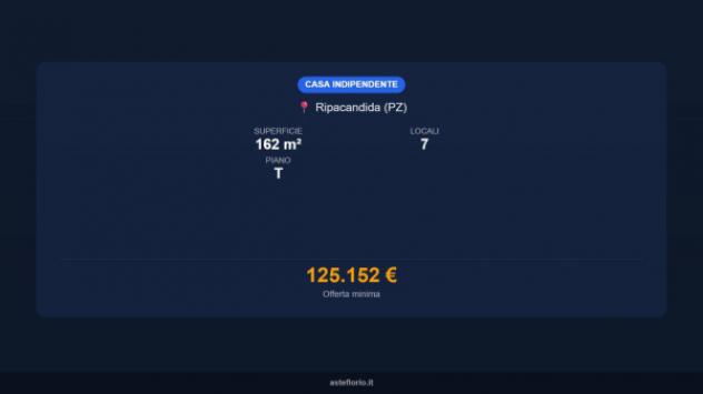 Immobile in asta di 162 m² con più di 5 locali in vendita a Ripacandida - Foto 12