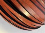 T2 Nastro in pelle a vegetale anilina brandy H 12 mm - L 250 mt