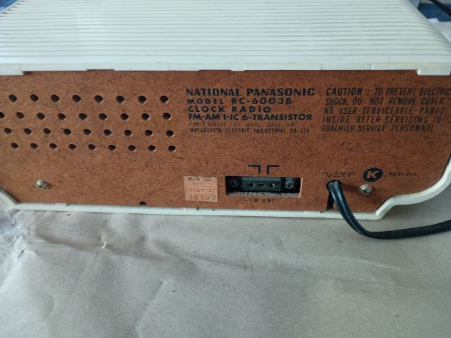 Radiosveglia National Panasonic Rc-6003b - Foto 2