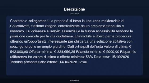 Immobile in asta di 415 m² in vendita a Collesalvetti - Foto 13