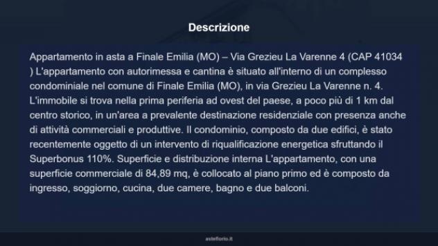 Immobile in asta di 87 m², box auto in vendita a Finale Emilia - Foto 17