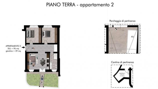 Appartamento in vendita a Pisa 96 mq Rif: 1356736 - Foto 2