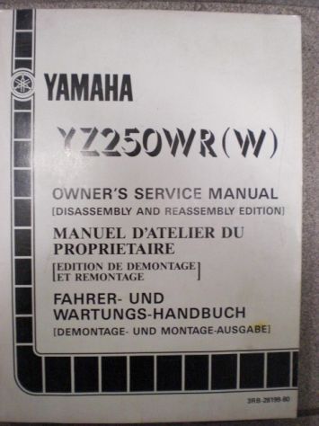 Yamaha IT 465 XJ 600 XV 1000 ecc manuali officina originali A4, uso manutenzione - Foto 2