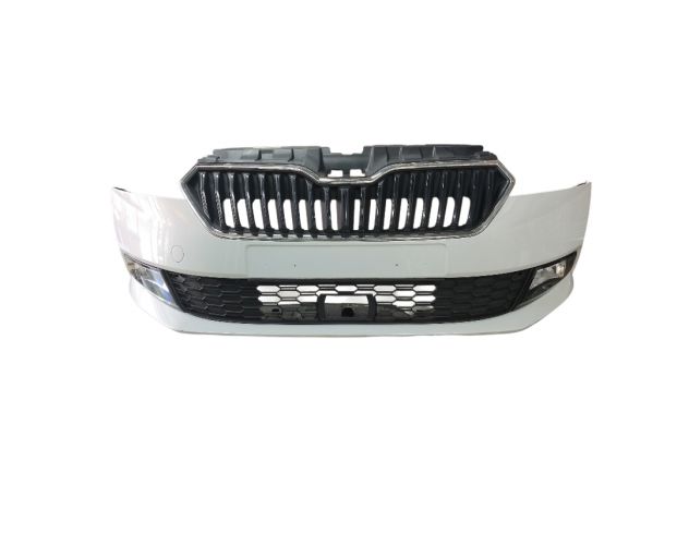 8v0807221f paraurti anteriore Skoda Fabia 2014 con griglia radar