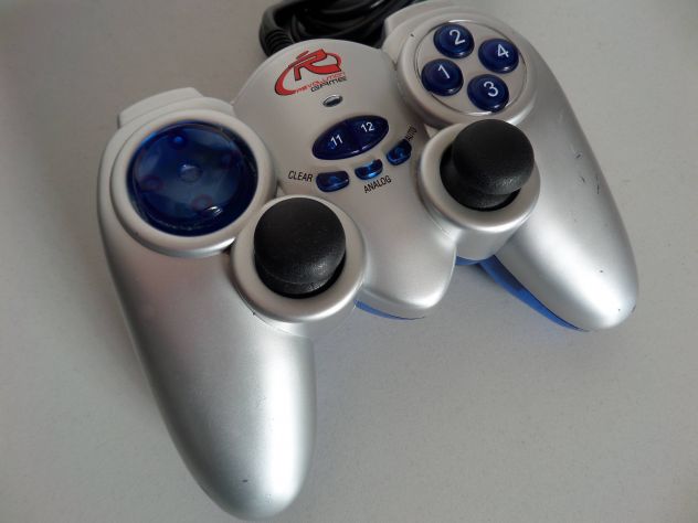 Joypad per PC (stile playstation) con levette + vibrazione, spin. USB - Foto 2