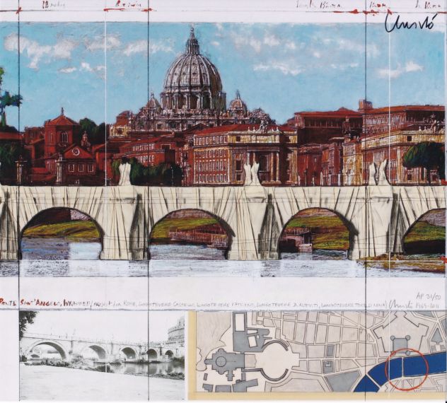 Christo STUPENDE FOTO cartoline FIRMATE Rabarama Biggi Mambor Schifano - Foto 4