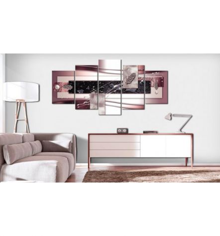 Quadro Raffinato Rossastro Cm.100x50 E 200x100 ARREDALACASA - Foto 2