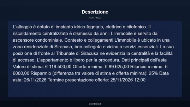 Immobile in asta di 157 m² in vendita a Siracusa - Foto 15