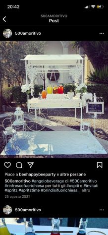 Carretto granite fuori chiesa per invitati napoli
