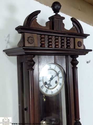 176441 Antico orologio a pendolo Junghans funzionante - Foto 8