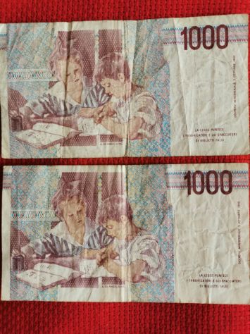 BANCONOTE ( MILLE LIRE ) - Foto 7