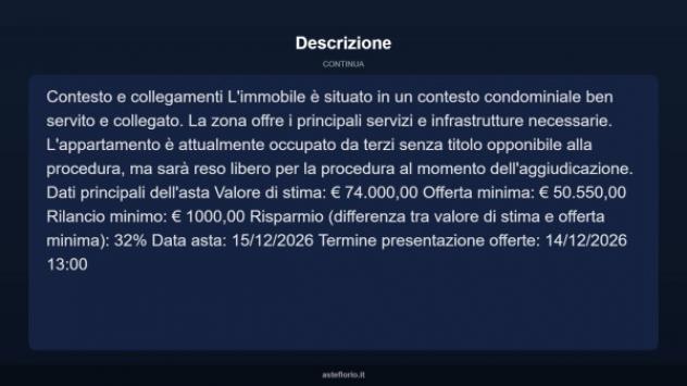 Immobile in asta di 55 m², box auto in vendita a Crema - Foto 18