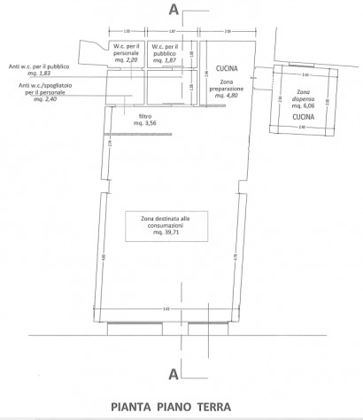 Locale comm.le/Fondo in vendita a San Miniato 63 mq  Rif: 1399854
