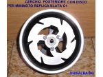 cerchio posteriore per minimoto replica blata c1