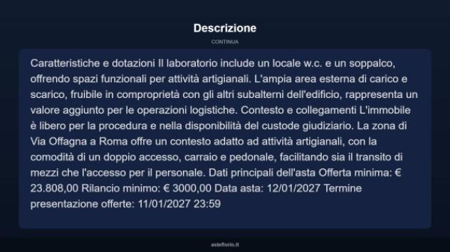 Immobile in asta di 101 m² in vendita a Roma - Foto 4