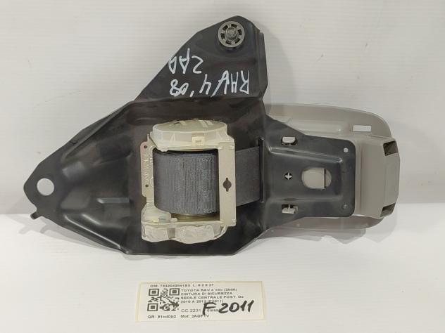 CINTURA DI SICUREZZA POSTERIORE CENTRALE TOYOTA Rav4 4° Serie 7332042041B3 2ADFTV (0509) - Foto 2